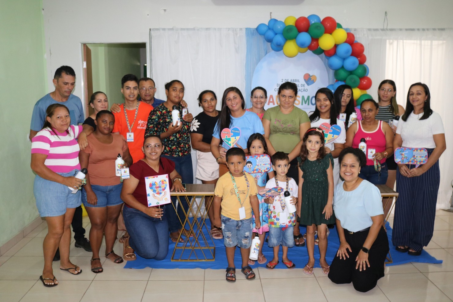 Assistência Social e CAEE promovem encontro em alusão ao Dia Mundial de Conscientização do Autismo em Vera Mendes